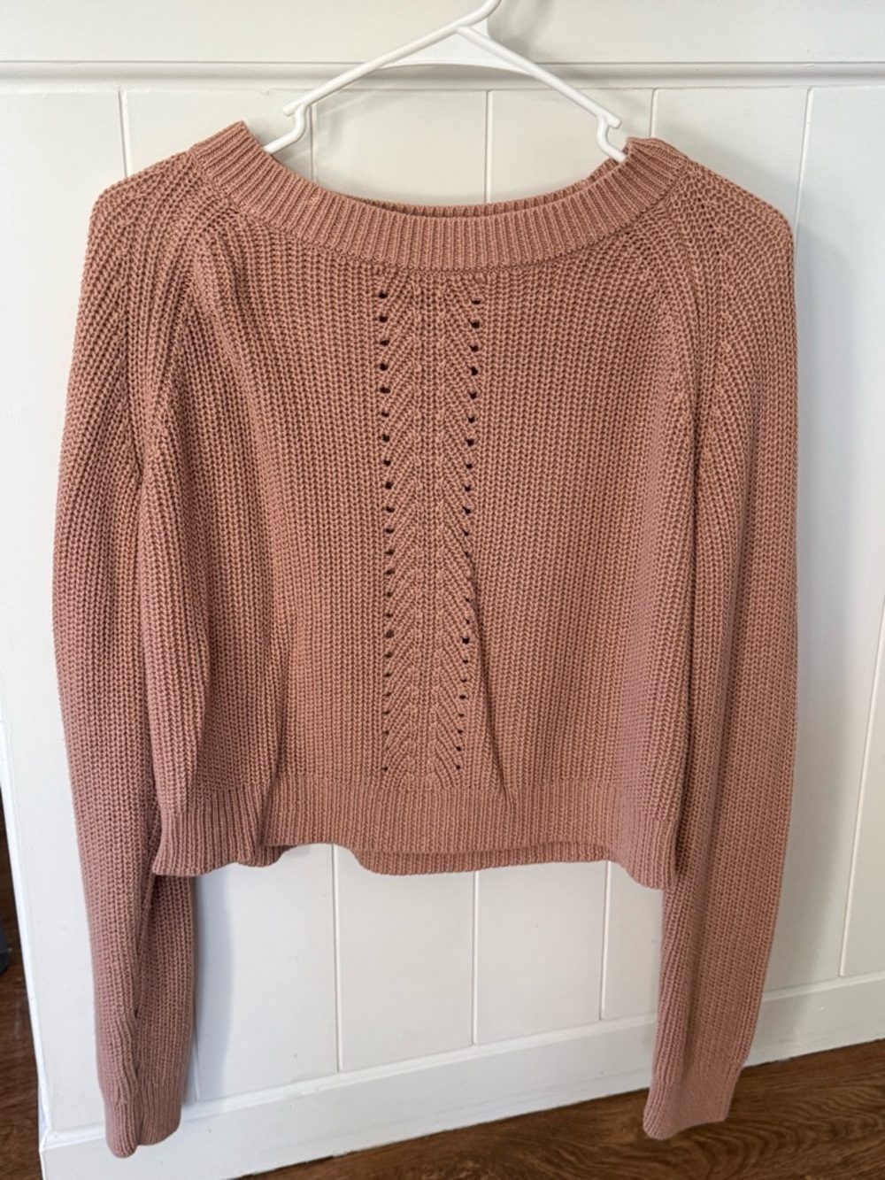 Women's Dusty Rose Knit Sweater